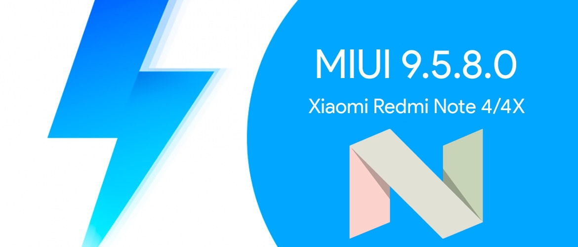MIUI 9.5.8.0 для Xiaomi Redmi Note 4/4X
